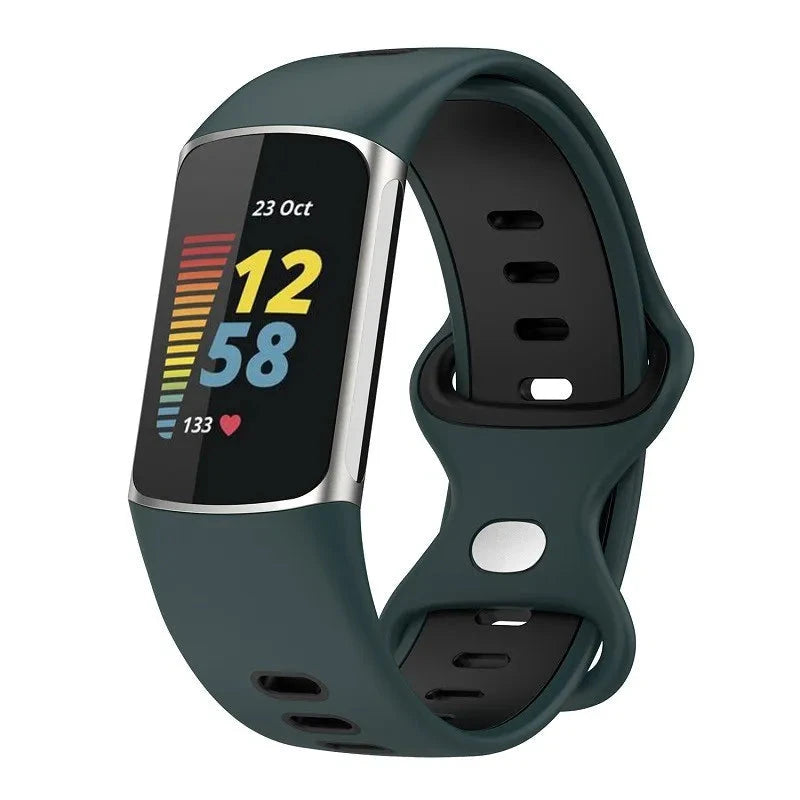 Breathable Soft Silicone Strap for Fitbit Charge 5 / 6 STRAPS