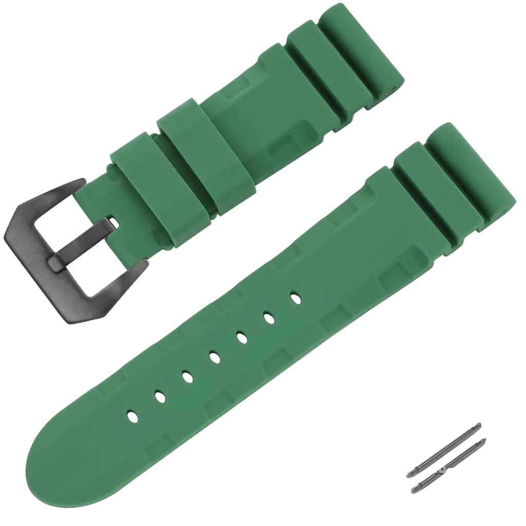 Soft Silicone Strap for Panerai Luminor (PAM01312), Radiomir (PAM00183), & Submersible (PAM00973) STRAPS