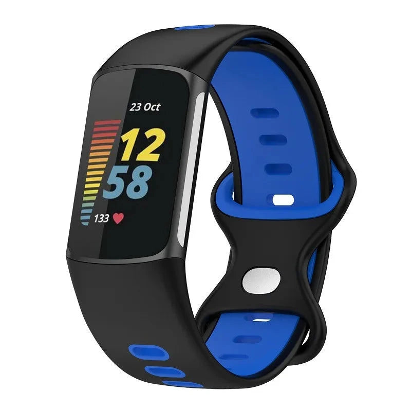 Breathable Soft Silicone Strap for Fitbit Charge 5 / 6 STRAPS