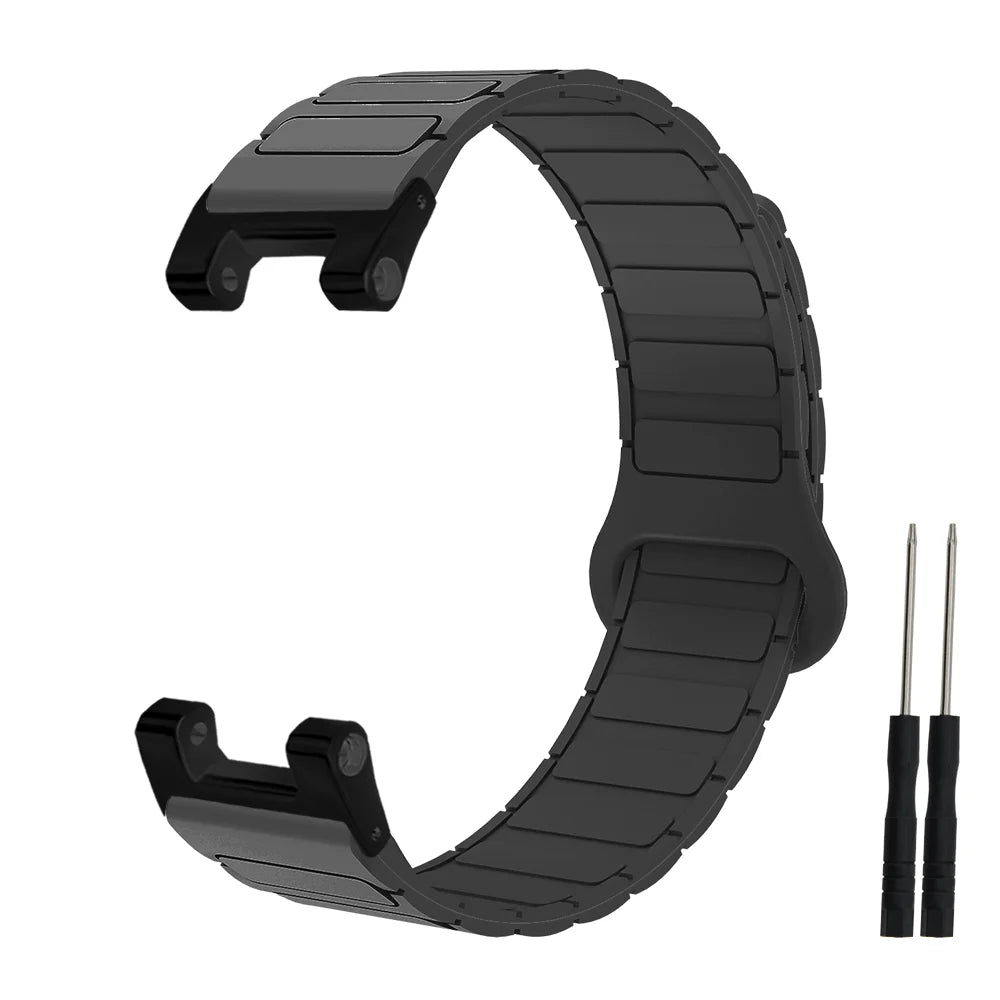Armor Style Magnetic Silicone Strap for Amazfit T-Rex 3, T-Rex 2 & T-Rex Pro STRAPS