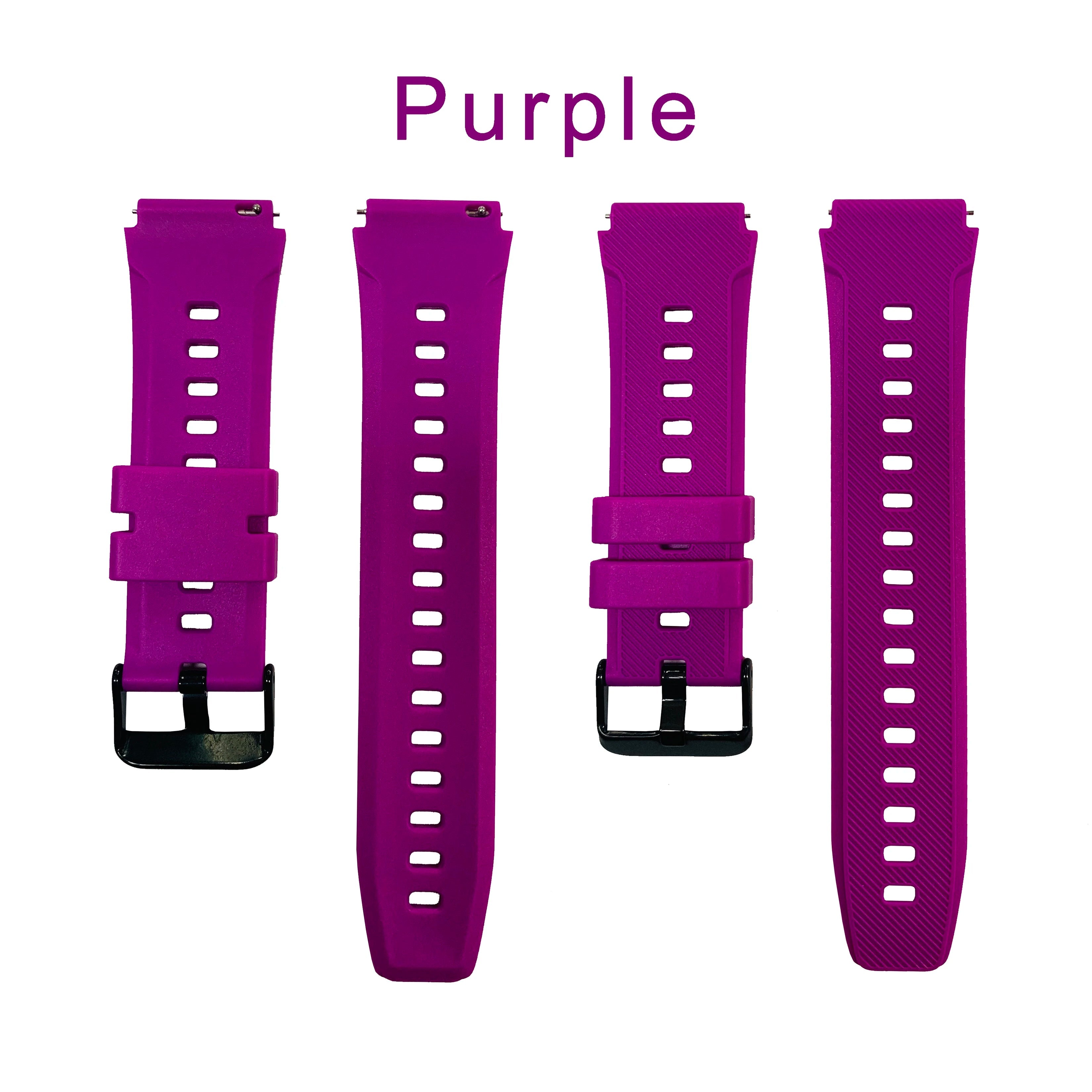 22mm Silicone Watch Band for Samsung Galaxy, Huawei & Xiaomi STRAPS