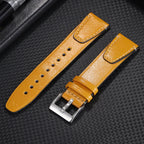 20mm 22mm Vintage Oil Wax Cowhide Watchband for Omega & Seiko STRAPS