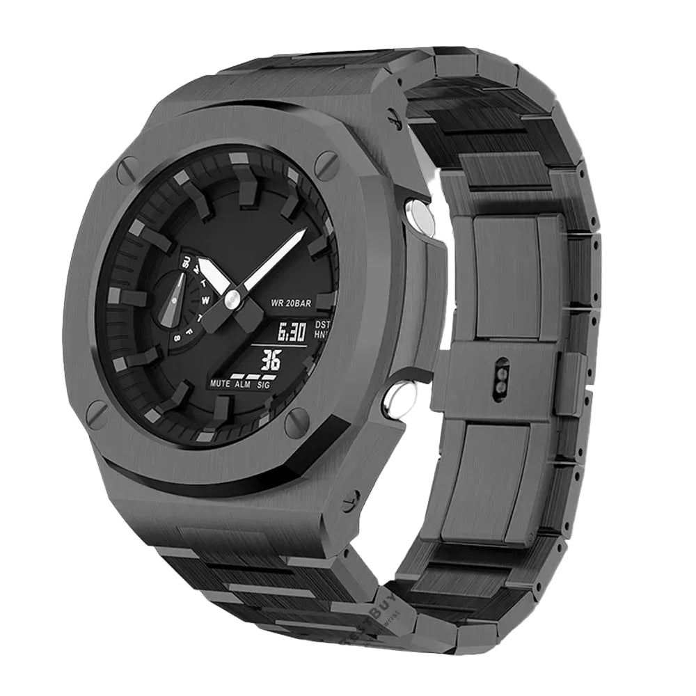 "Nautilus" Style Luxury Modification Kit for Casio G-Shock GA-2100 & GA-2110