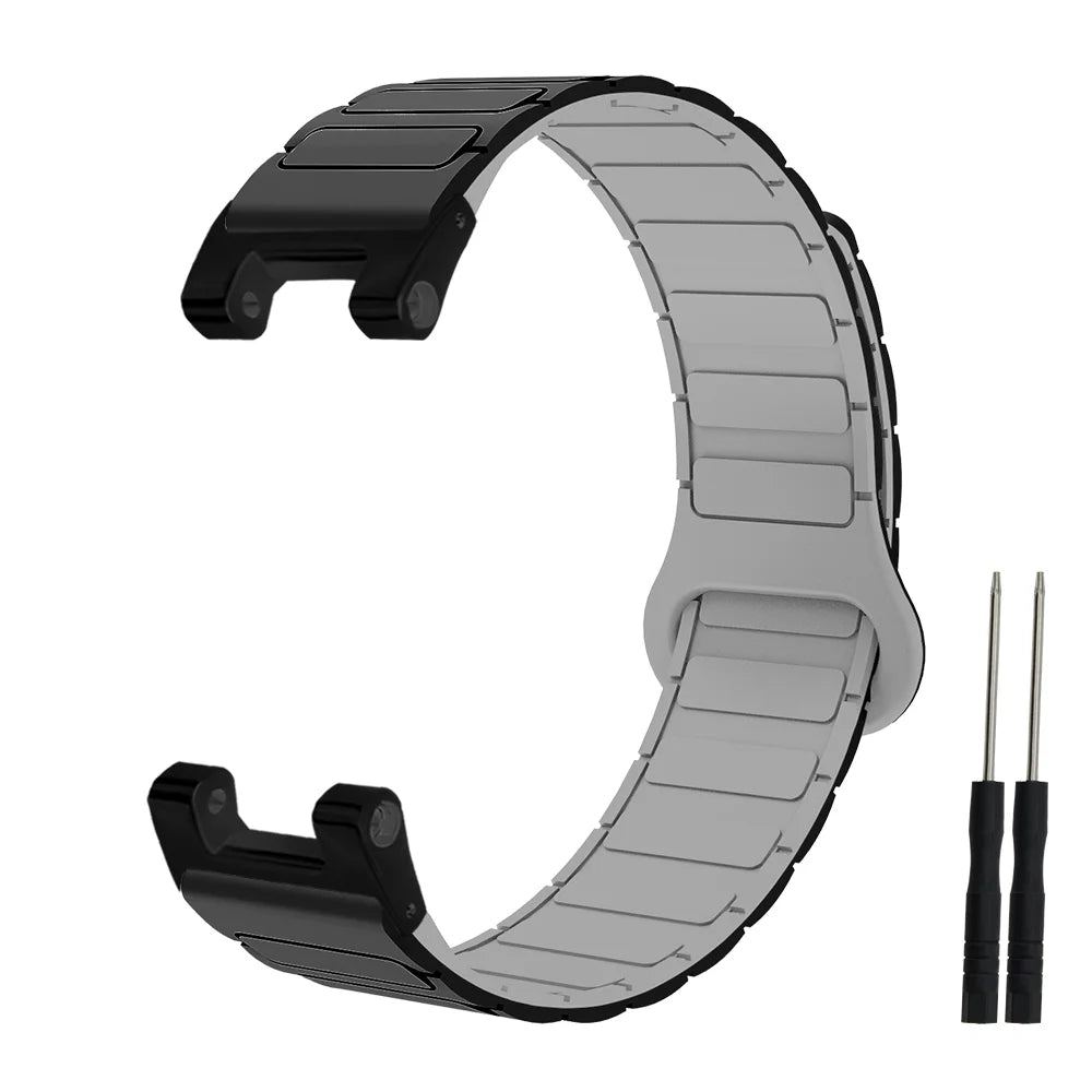 Armor Style Magnetic Silicone Strap for Amazfit T-Rex 3, T-Rex 2 & T-Rex Pro STRAPS