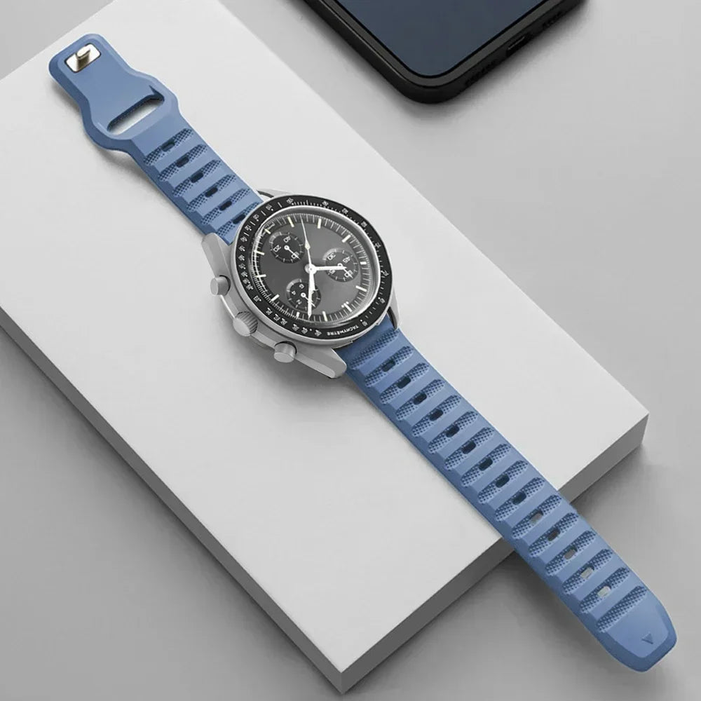 20mm Silicone MoonSwatch Strap | Omega x Swatch Planet Series Sport Band