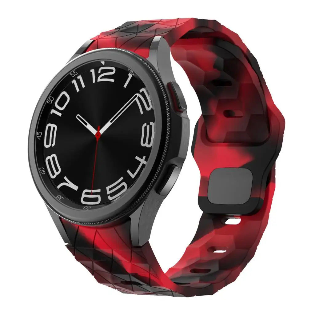Silicone Strap for Samsung Galaxy Watch 6 Classic 47mm 43mm / 5 Pro 45mm / 4 46mm 42mm / 6 40mm 44mm