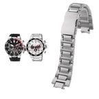 Stainless Steel Notched Bracelet for Citizen Eco-Drive CA4250, AW1420 & CA4252 STRAPS