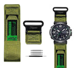 Breathable Nylon Sport Strap for Casio G-Shock GA-2000, GA-2300 & Pro Trek PRW-6600, PRG-600, PRG-650Y STRAPS