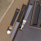 Curved End FKM Fluororubber "Cut-To-Size" Strap for Tudor Black Bay 58