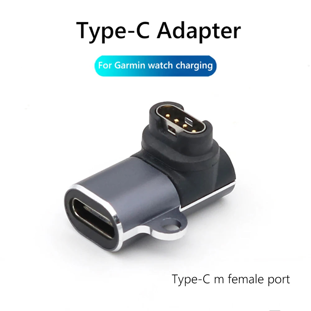 Type-C / Micro / iOS USB Charger Adapter for Garmin Fenix, Instinct, Venu, Epix & Forerunner Watches STRAPS