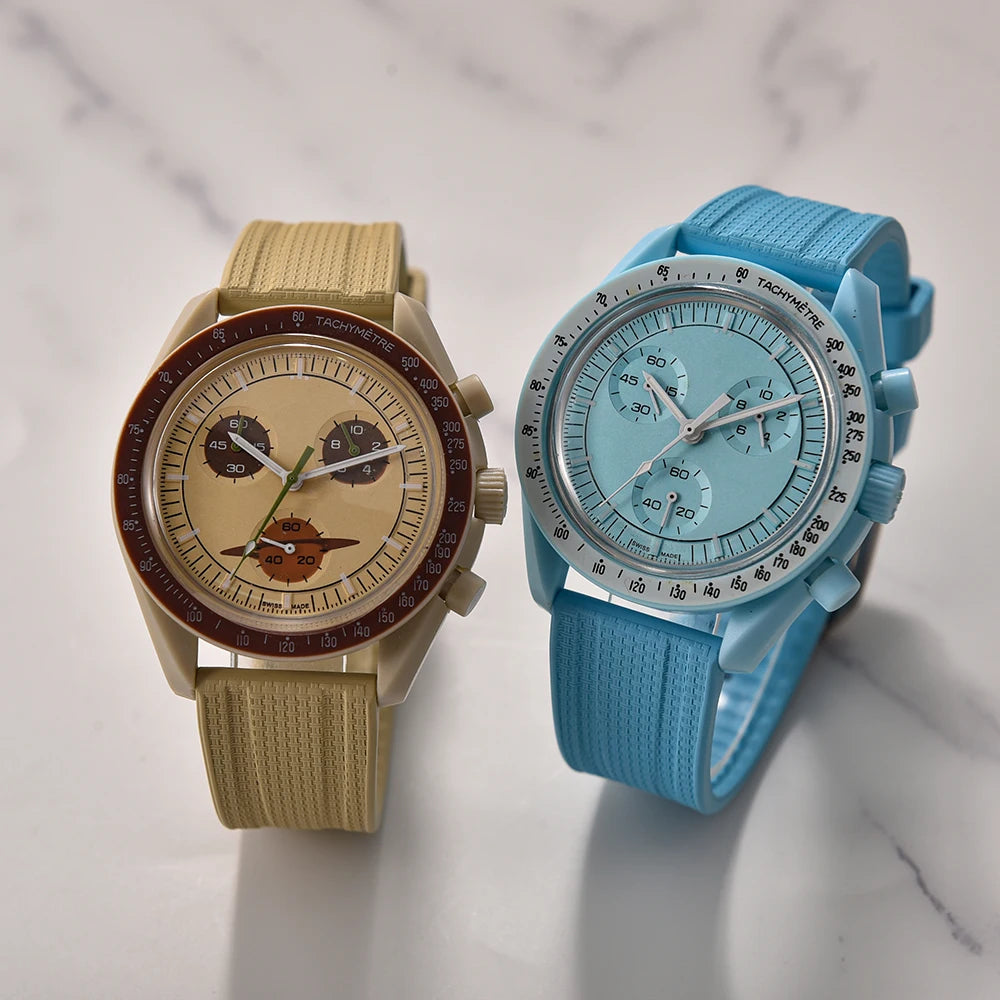 High-Grade FKM Fluororubber Diving Strap for Rolex, Omega, IWC & Seiko