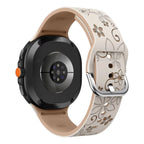 Engraved Silicone Band for Samsung Galaxy Watch 8 44mm 40mm & Galaxy Watch 8 Classic 46mm