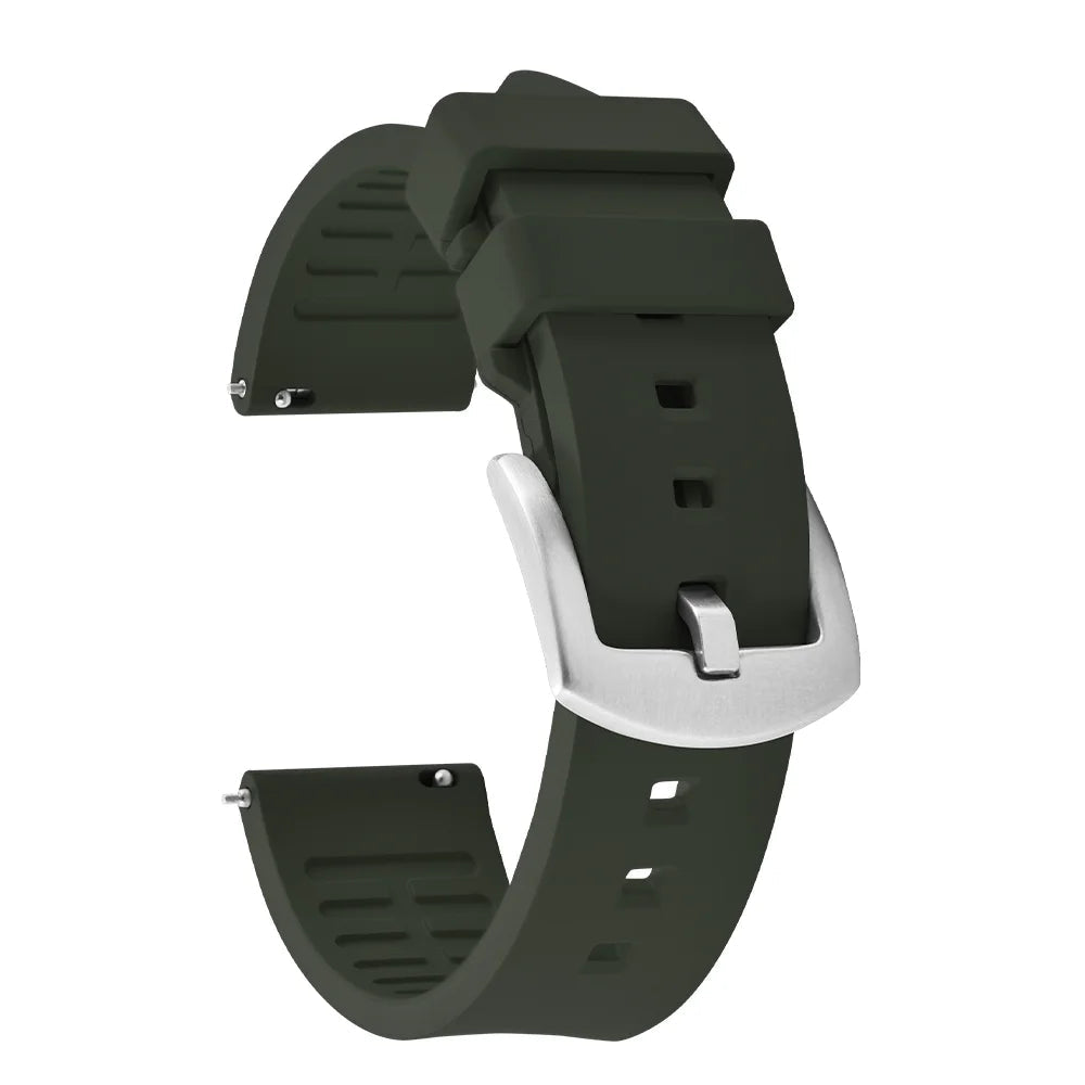 Premium FKM Rubber Watch Strap for Tissot, Seiko, and Omega Models STRAPS