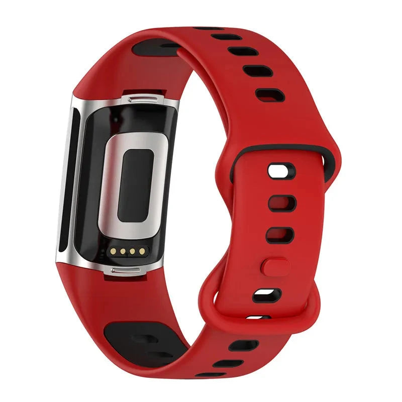 Breathable Soft Silicone Strap for Fitbit Charge 5 / 6 STRAPS