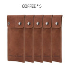 Genuine Leather Watch Pouch - Single Slot Travel Case STRAPS