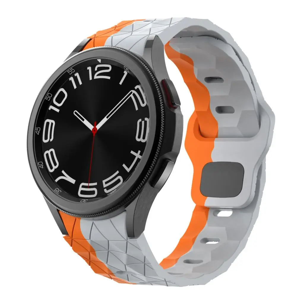 Silicone Strap for Samsung Galaxy Watch 6 Classic 47mm 43mm / 5 Pro 45mm / 4 46mm 42mm / 6 40mm 44mm