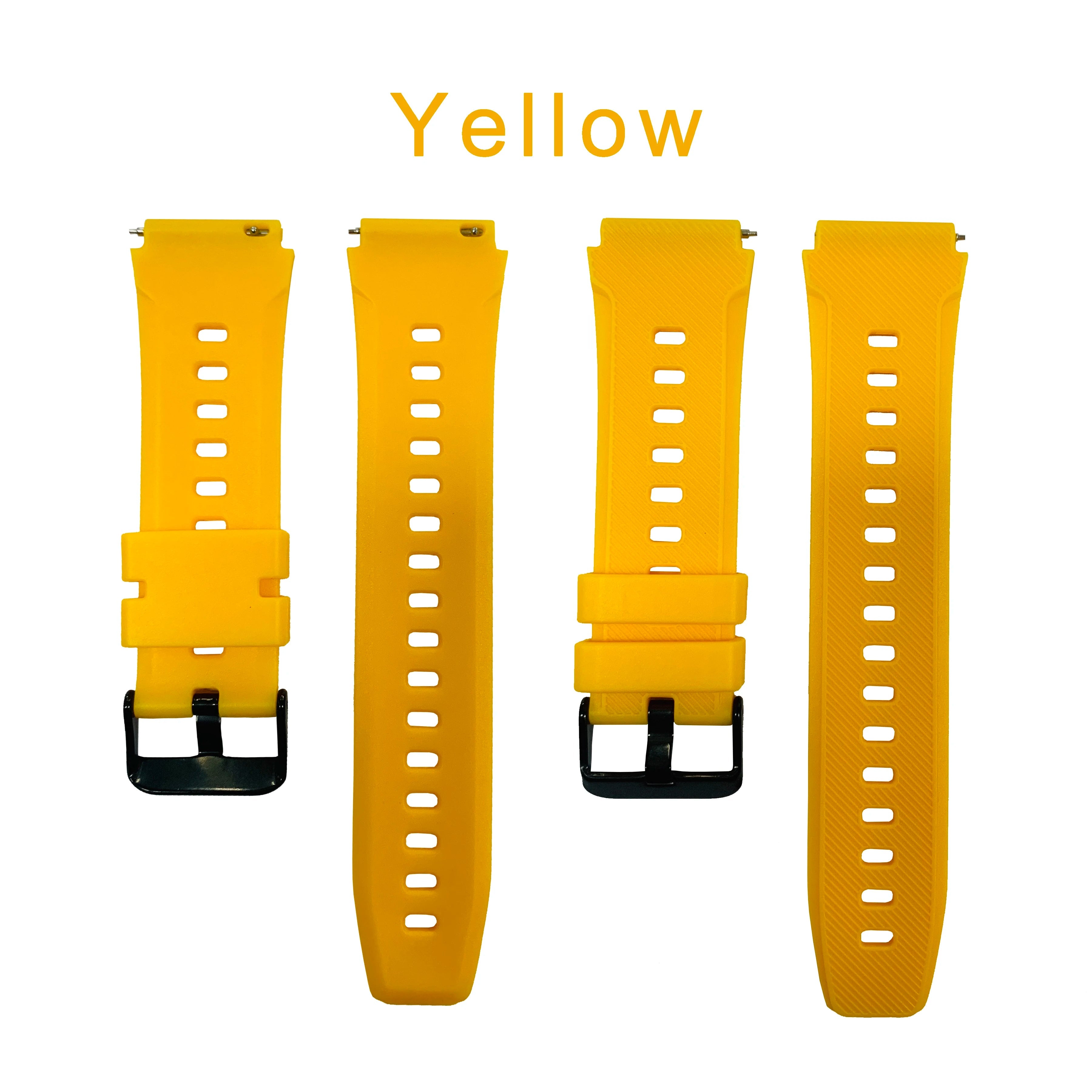 22mm Silicone Watch Band for Samsung Galaxy, Huawei & Xiaomi STRAPS