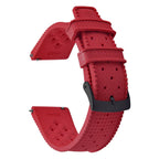 Vintage Tropical FKM Rubber Watch Strap for Seiko SKX007, 62MAS, & Tudor Black Bay STRAPS