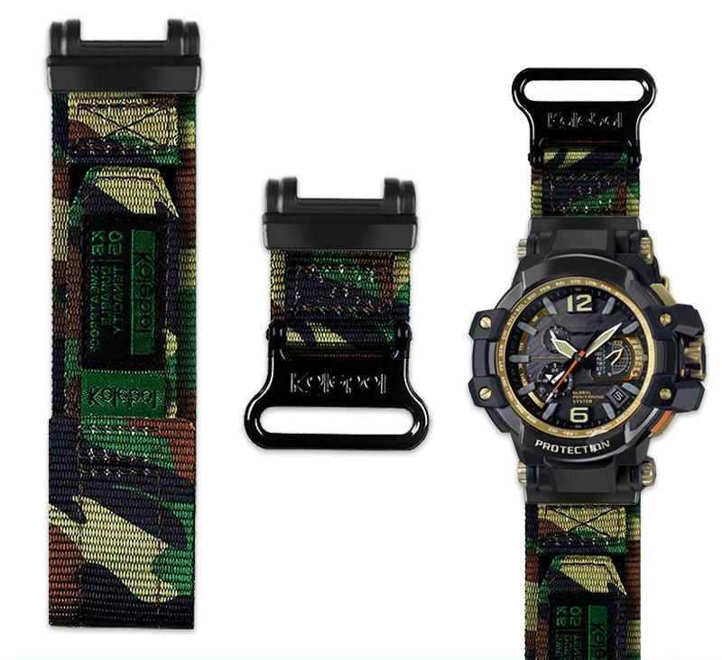 Casio G-SHOCK 5410 Nylon Strap GPW-1000 Series Men’s Sports Canvas Watchband