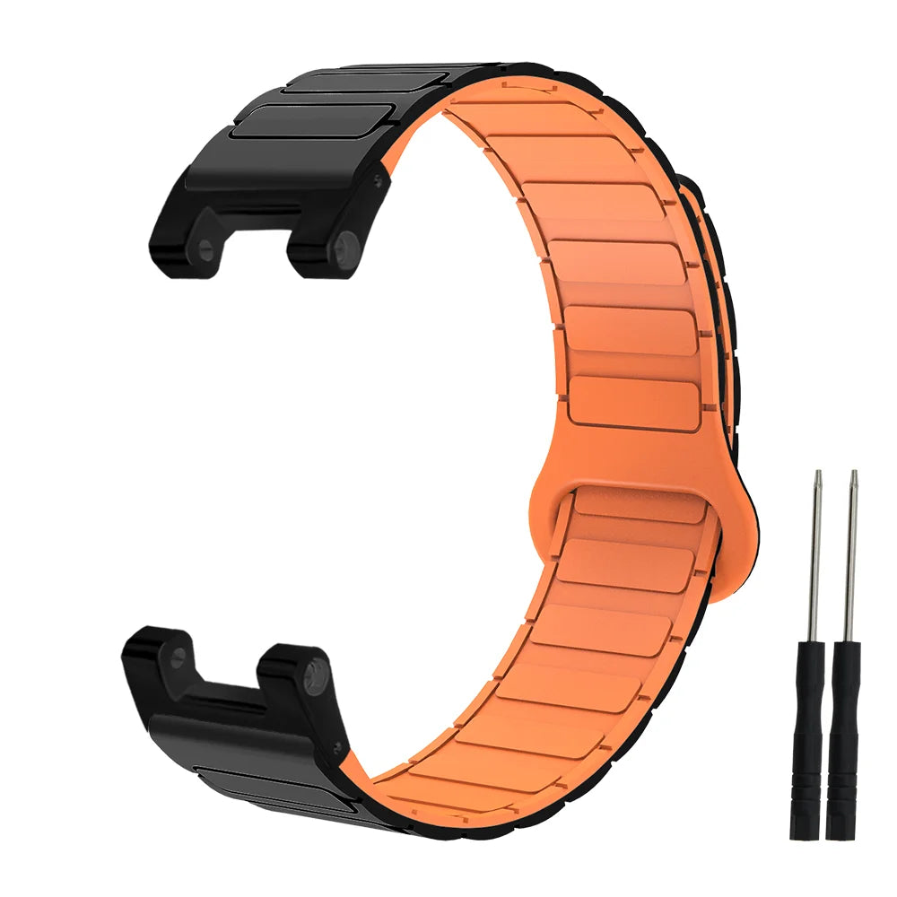 Armor Style Magnetic Silicone Strap for Amazfit T-Rex 3, T-Rex 2 & T-Rex Pro STRAPS