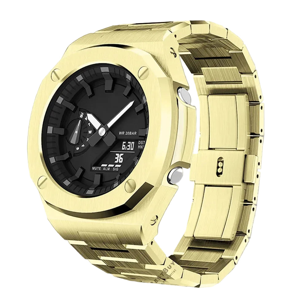 "Nautilus" Style Luxury Modification Kit for Casio G-Shock GA-2100 & GA-2110