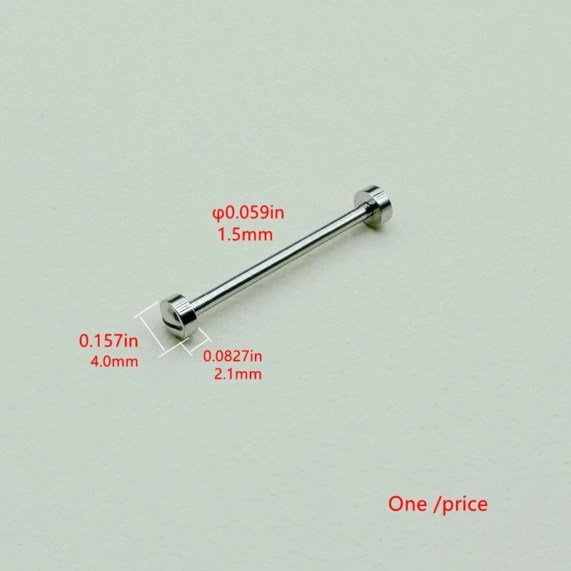 1.5mm Stainless Steel Watch Strap Screw Rod Pin – Rotating Fixed Ear Bolt STRAPS
