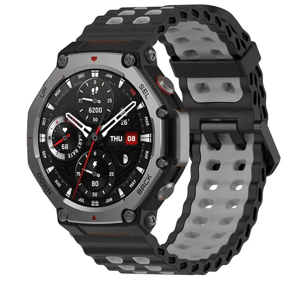 Breathable Sport Silicone Strap for Amazfit T-Rex 3, T-Rex 2, T-Rex Ultra & Pro STRAPS