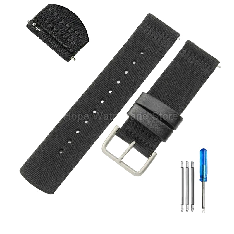 Air-Permeable Nylon Bracelet for Casio PRG-650YB, PRW-6600, GA-2000, & GA-2300 STRAPS