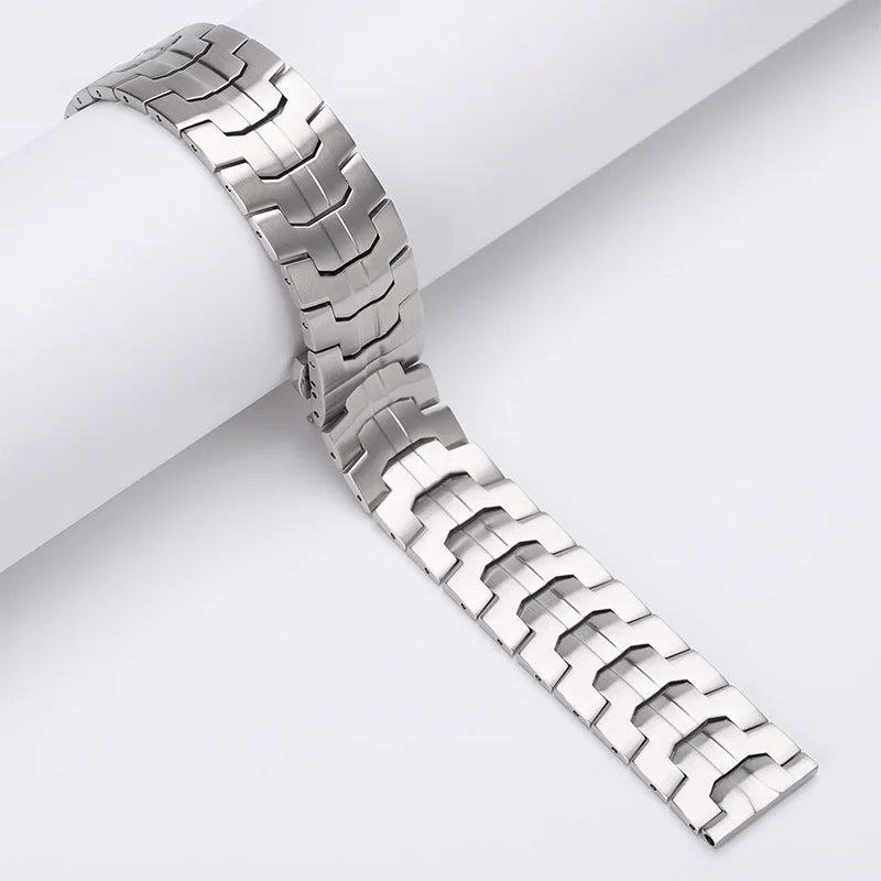 22mm Stainless Steel Watch Band - Metal Bracelet for Samsung, Huawei, Xiaomi & More STRAPS