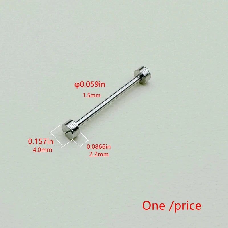 1.3mm Stainless Steel Watch Strap Fastener Screw Rod STRAPS