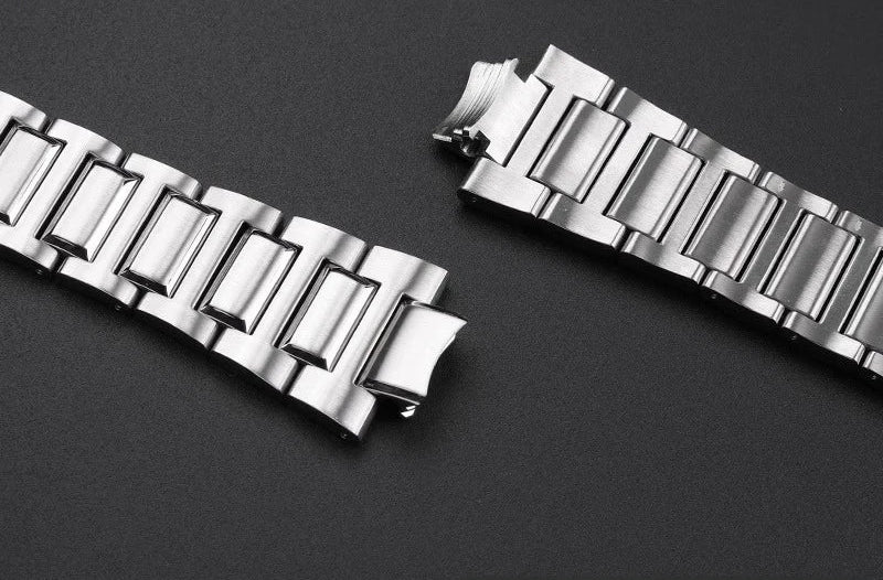 Stainless Steel Notched Bracelet for Citizen Eco-Drive CA4250, AW1420 & CA4252 STRAPS