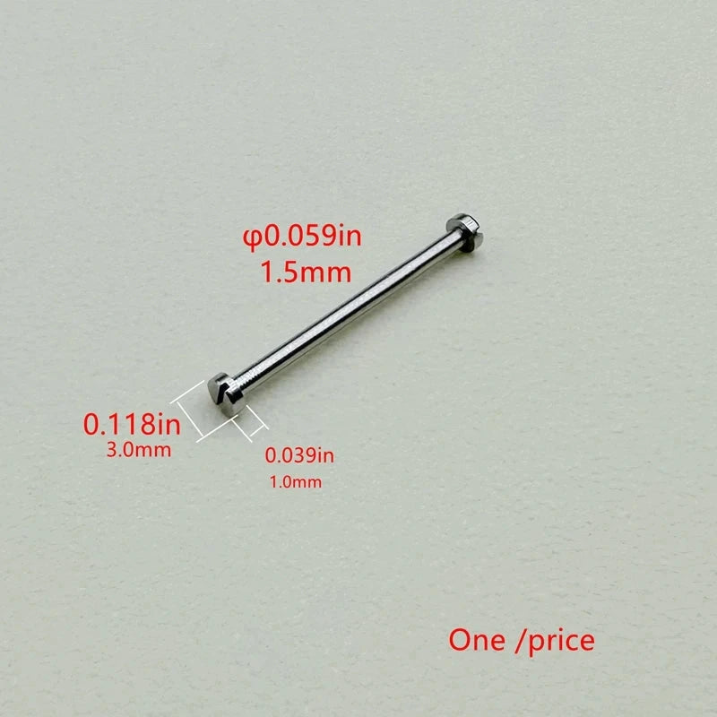 1.5mm Stainless Steel Watch Strap Screw Rod Pin – Rotating Fixed Ear Bolt STRAPS