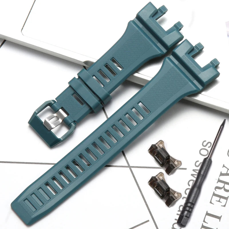 Resin Replacement Strap with Linkers for Casio G-Shock GBA-900 STRAPS