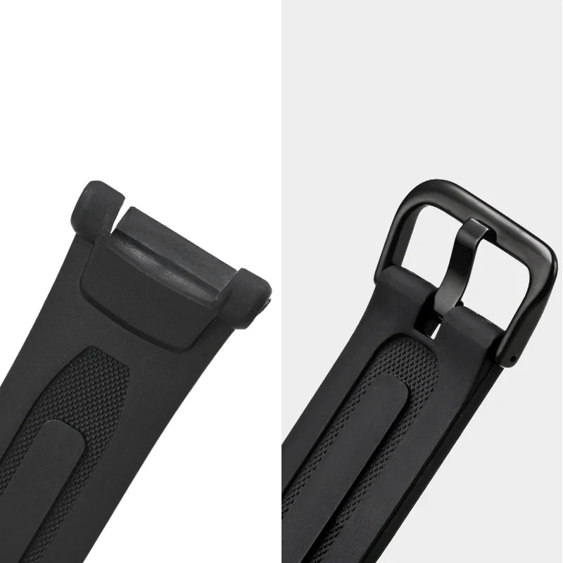 Resin Strap for Casio PROTREK PRG-240/PRG-40/PAG-40 – 21cm Band with Tool – Black Replacement STRAPS