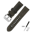 Genuine Leather Watch Band for Panerai – Crazy Horse Cowhide Strap 20mm 22mm 24mm 26mm STRAPS