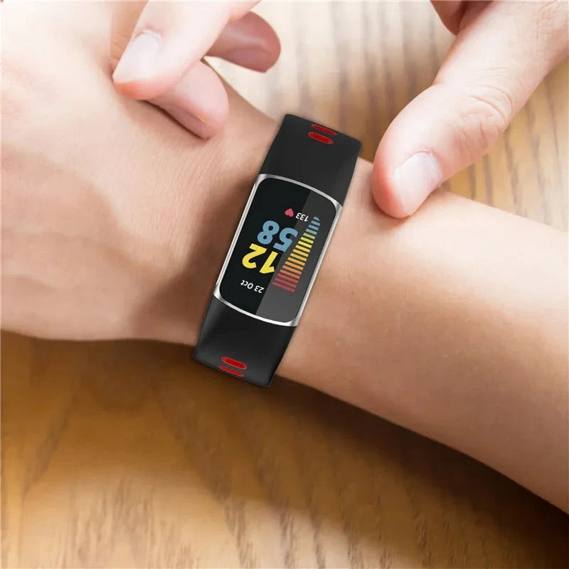 Breathable Soft Silicone Strap for Fitbit Charge 5 / 6 STRAPS