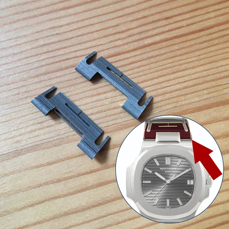 Metallic Strap Inserts for Patek Philippe Nautilus 5711, 5712, & 5980