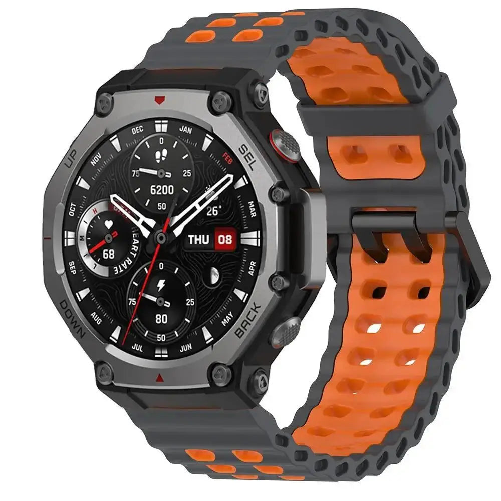 Breathable Sport Silicone Strap for Amazfit T-Rex 3, T-Rex 2, T-Rex Ultra & Pro STRAPS