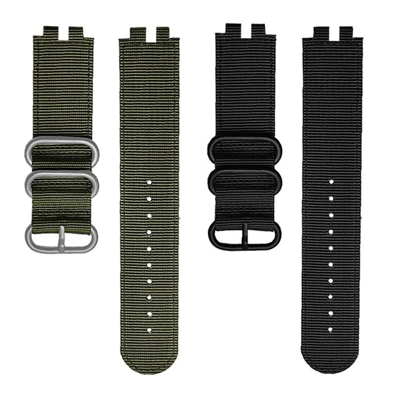 Nylon Canvas Strap for Casio PROTREK PRW-3000/3100/6000/6100Y With Tools 180mm Band STRAPS