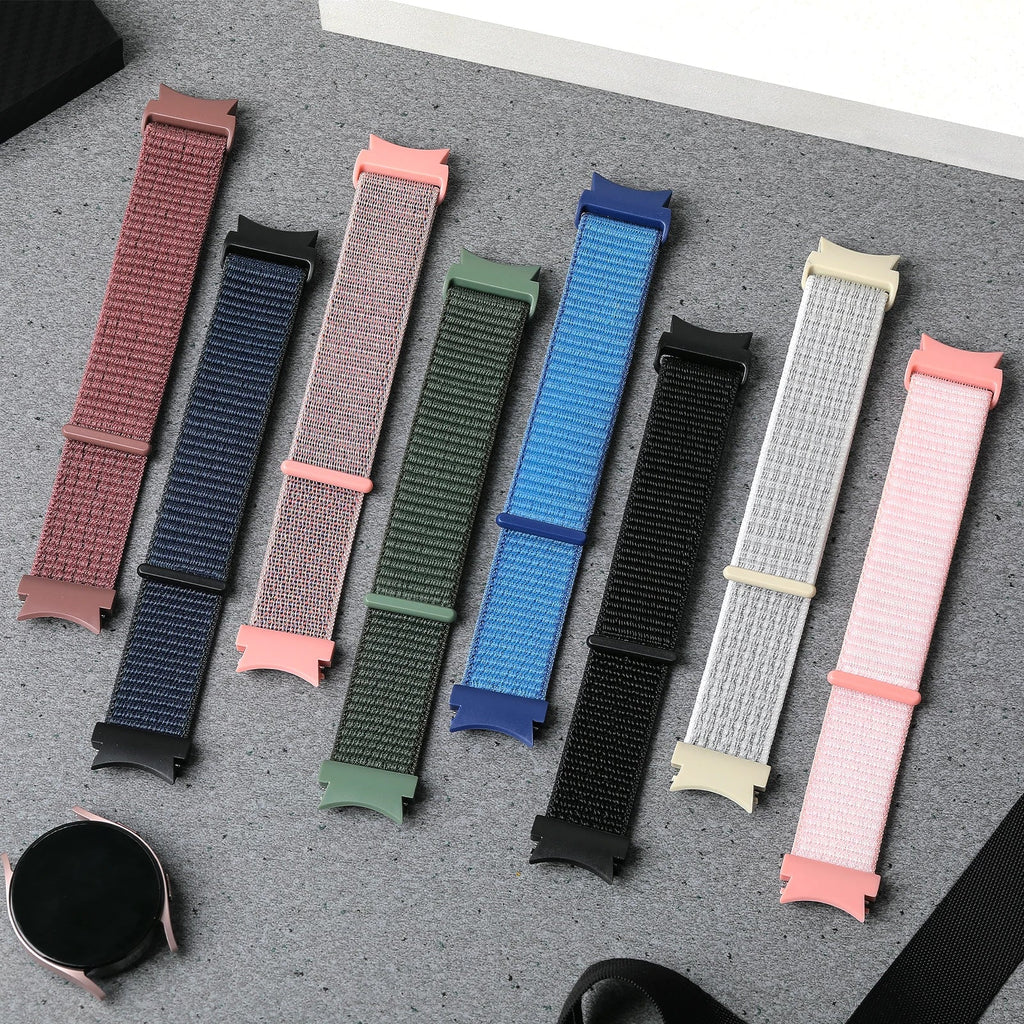 No-Gap Nylon Sport Loop Band for Samsung Galaxy Watch 7 / 6 / 5 / 4 / Classic / Pro STRAPS