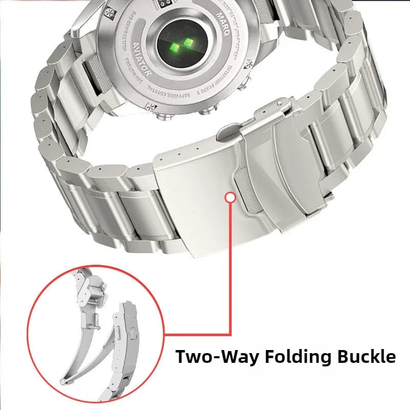 Garmin MARQ & Fenix 7 Titanium Bracelet | Quatix 8 Aviator 22mm Models