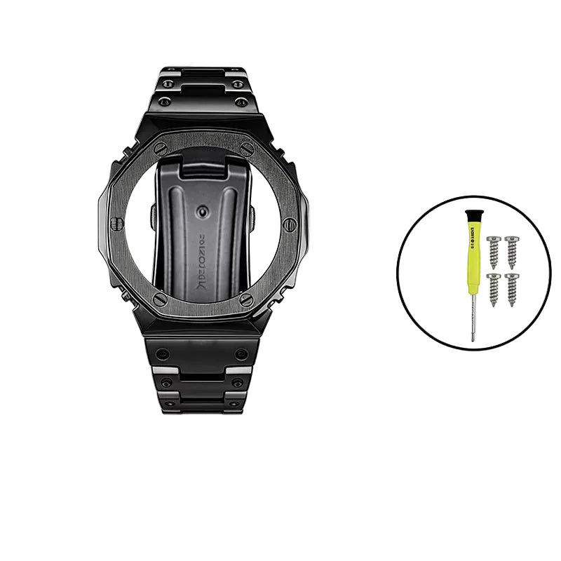Modified Metal Case & Strap Kit for Casio G-Shock GA-2100 / GA-2110 / GA-B2100 STRAPS