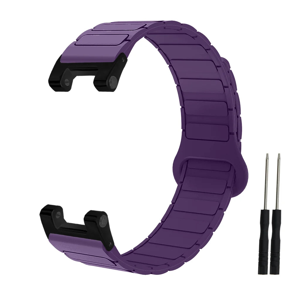 Armor Style Magnetic Silicone Strap for Amazfit T-Rex 3, T-Rex 2 & T-Rex Pro STRAPS