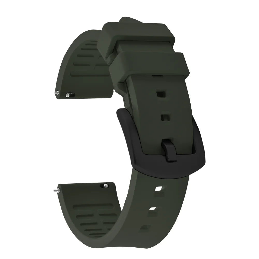 Premium FKM Rubber Watch Strap for Tissot, Seiko, and Omega Models STRAPS