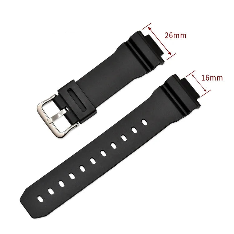 TPU Rubber Strap for Casio G-Shock DW-5600, DW-6900, & DW-9052 STRAPS