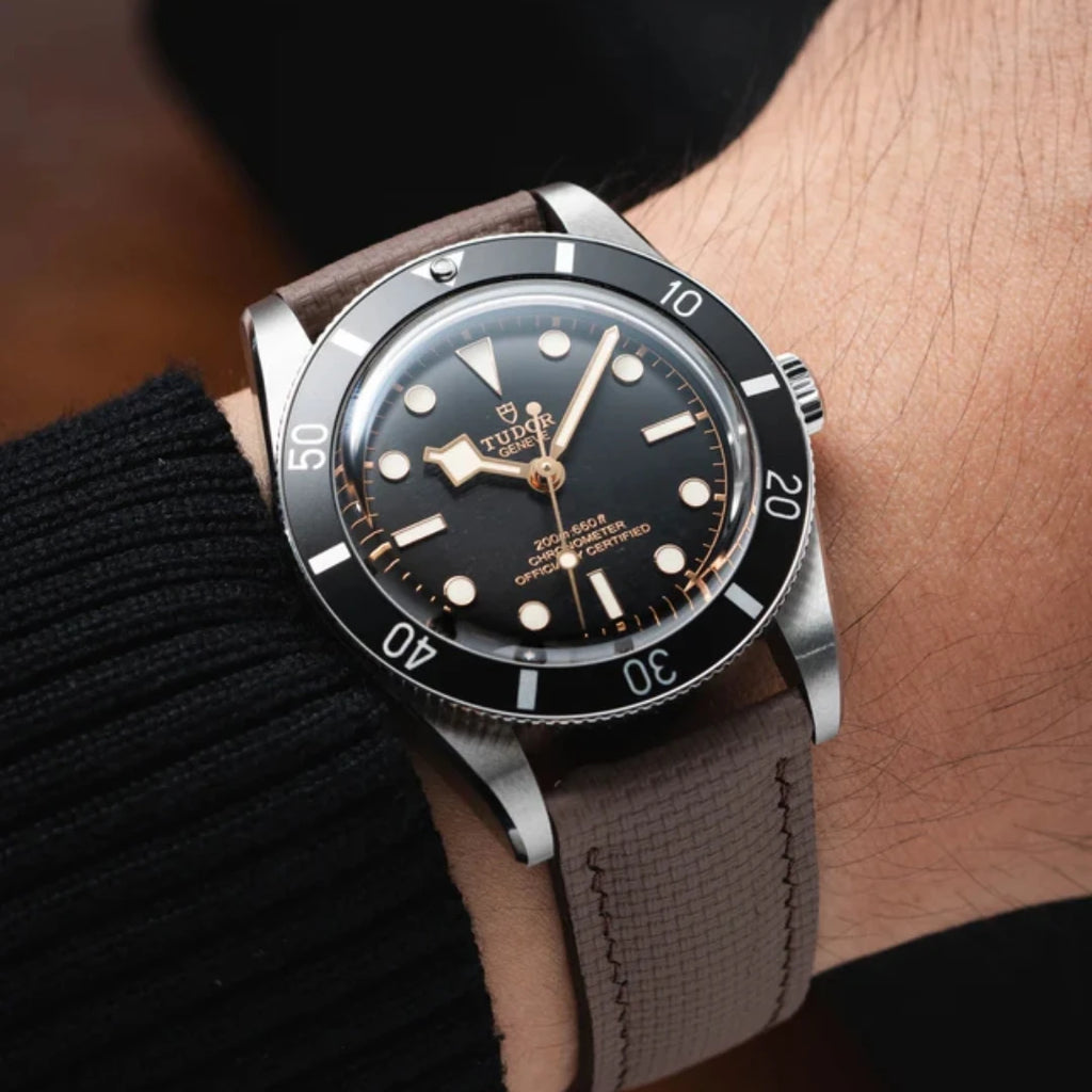 Sailcloth Signature FKM Rubber Strap for Tudor Black Bay Series