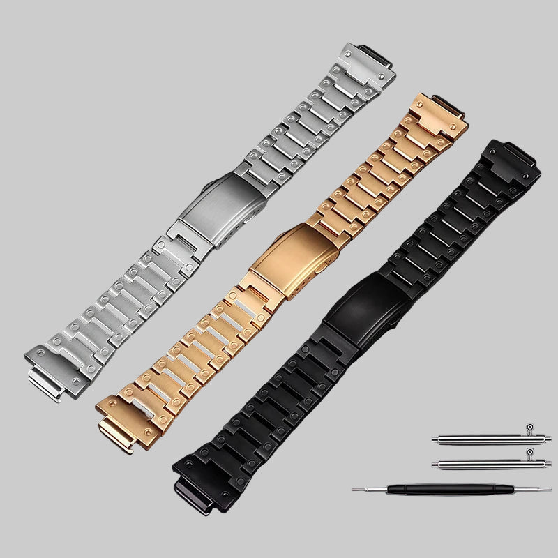 Modified Metal Case & Strap Kit for Casio G-Shock GA-2100 / GA-2110 / GA-B2100 STRAPS