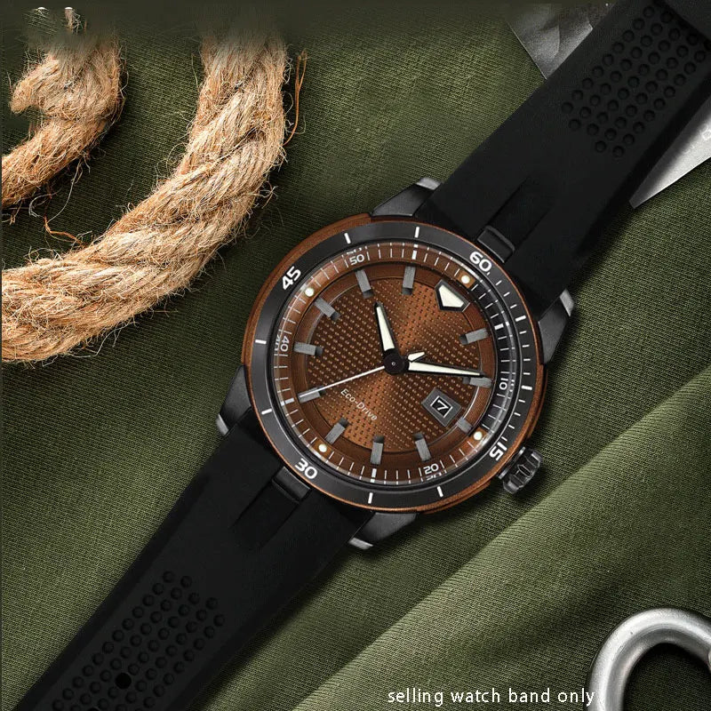 Citizen Eco-Drive Silicone Strap for CA4154 CA4155 AW1476 AW1475 AW1477 Models