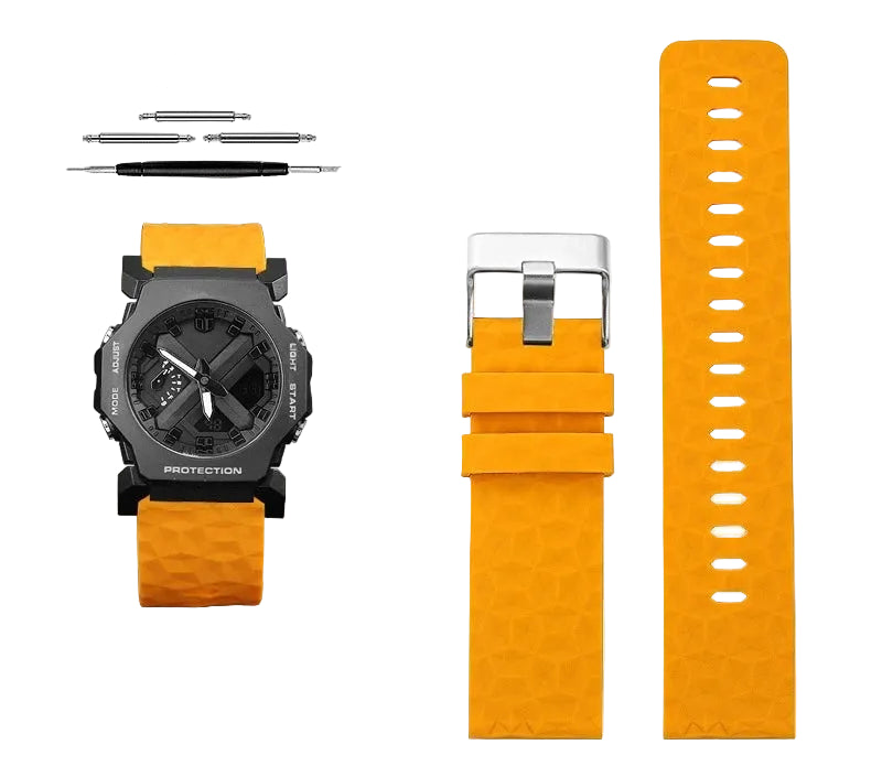 Sport Rubber Strap for Casio G-Shock GA-2000, GA-2200, & GA-2300 STRAPS