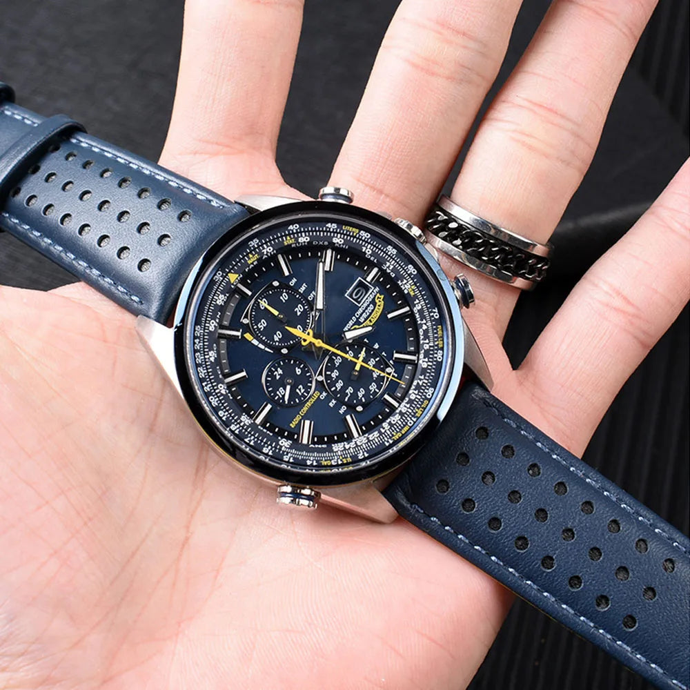 Citizen Blue Angels Leather Strap | AT8020-03L JY8085 22mm 23mm Models